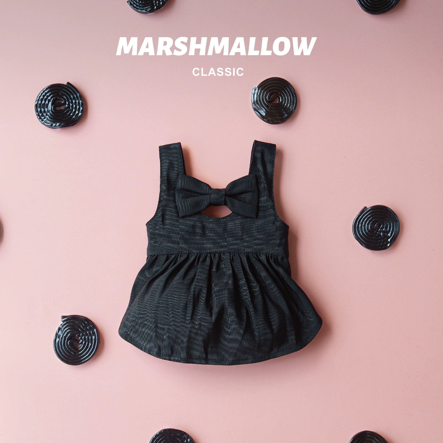 MARSHMALLOW® Cloud Pattern Silk Dress for Dogs