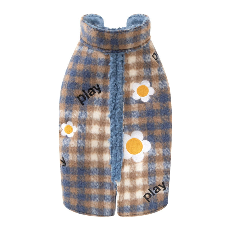 PuppyGallery® Play Daisy Wool Coat for Dogs