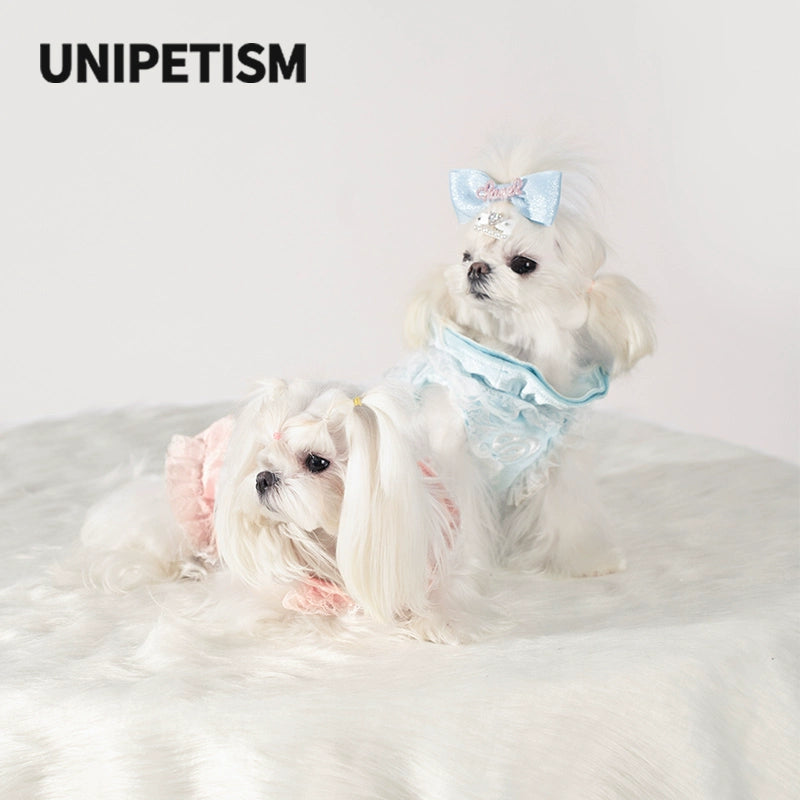 UNIPETISM® Pet Velvet Ruffle Dress for Dogs & Cats