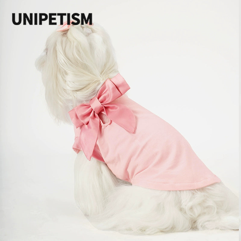 UNIPETISM® Macaroon Bow Tank Top for Dogs & Cats