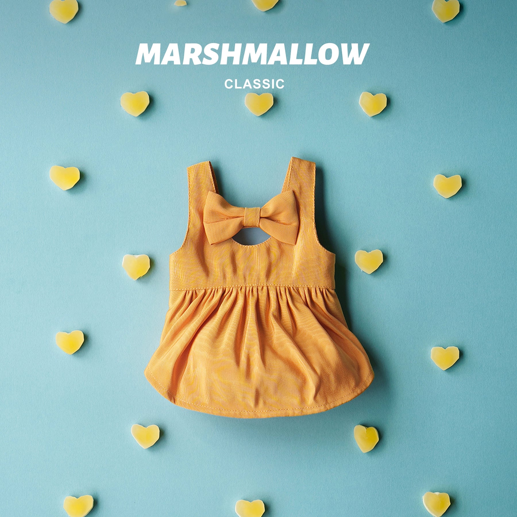 MARSHMALLOW® Cloud Pattern Silk Dress for Dogs