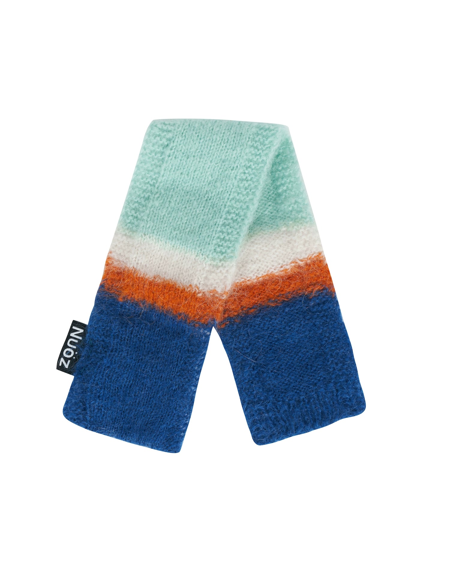 Nuoz® Handmade Customized Pet Scarf - Color Block Mohair Wool for Dogs