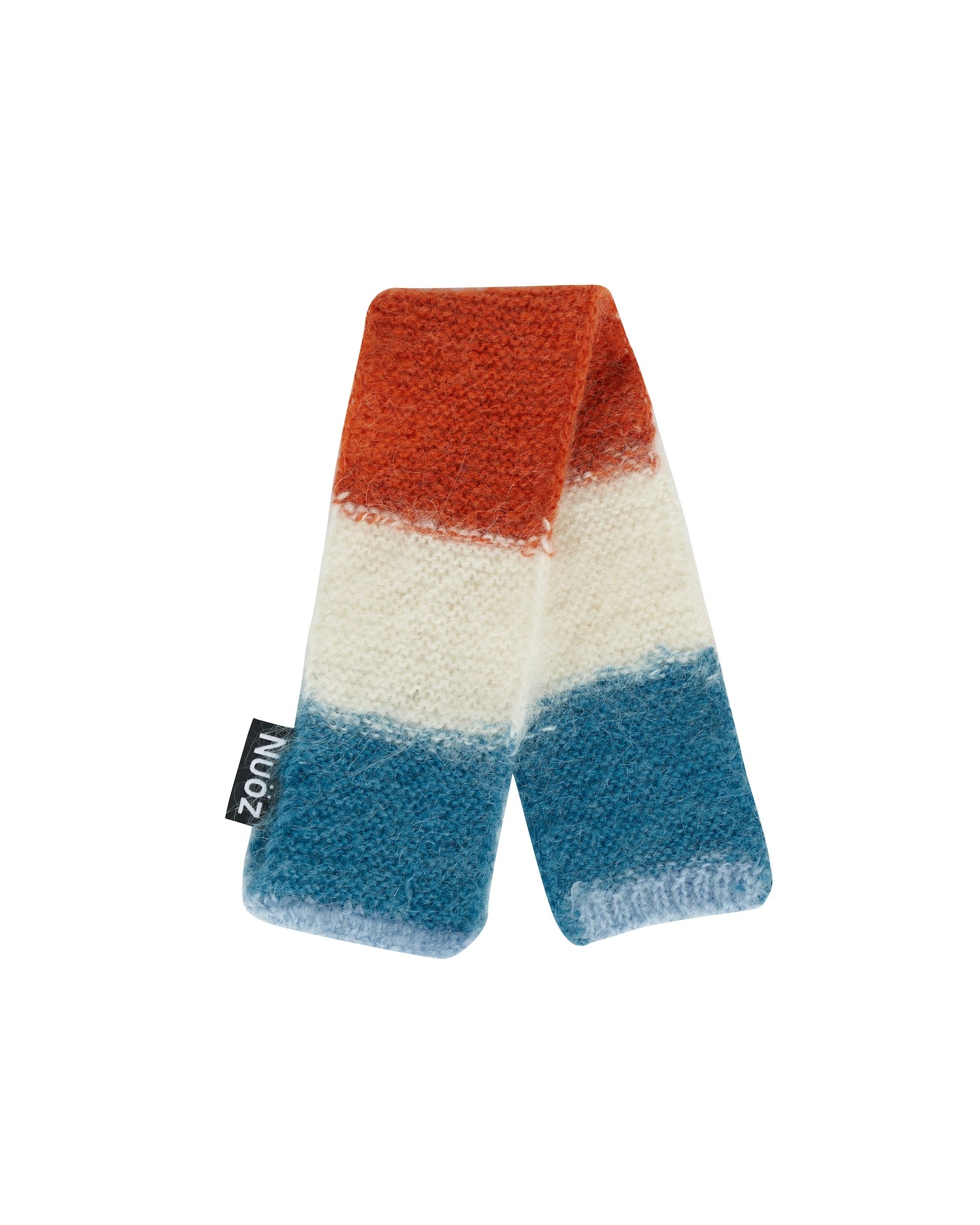 Nuoz® Handmade Customized Pet Scarf - Color Block Mohair Wool for Dogs