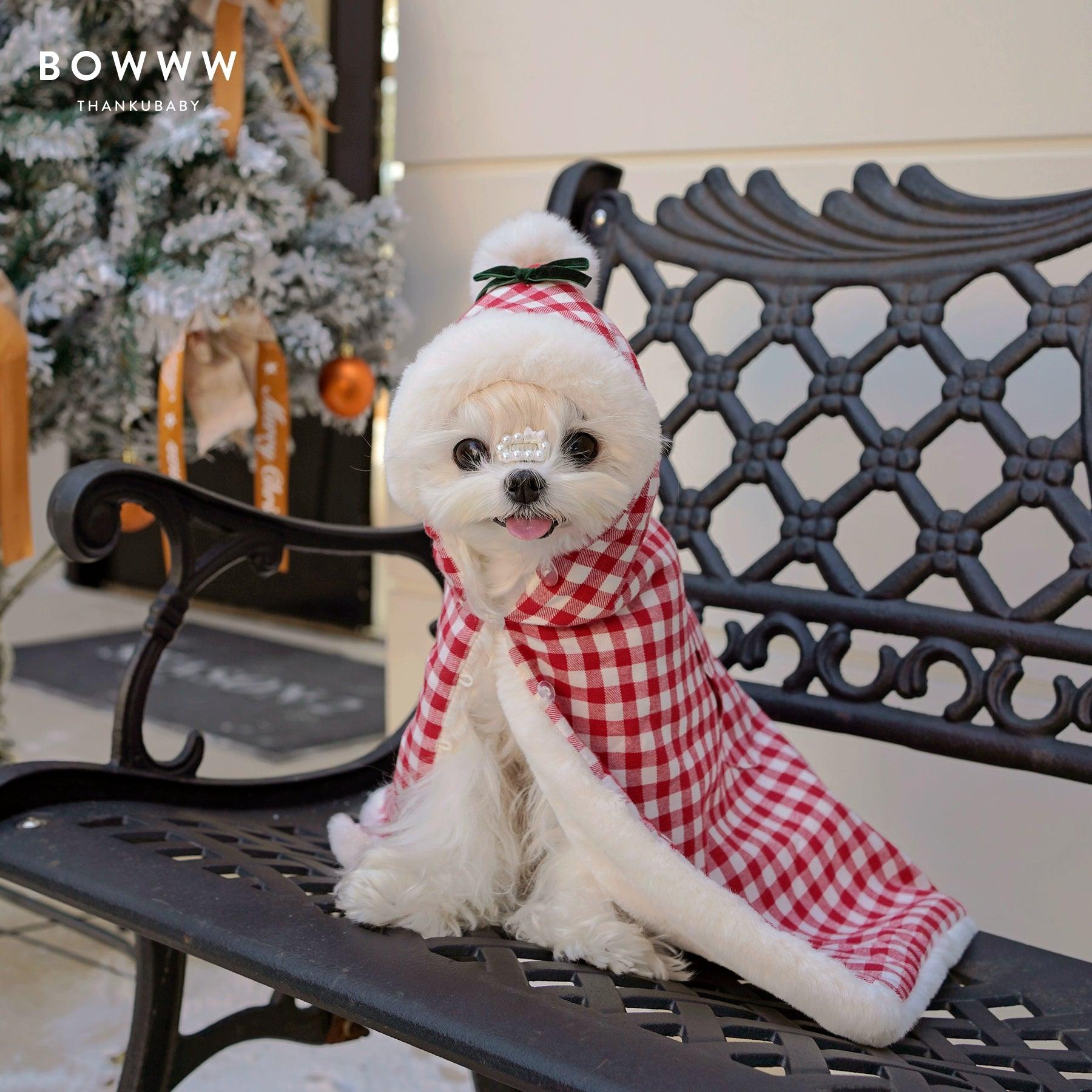 BOWWW® Winter Christmas Pet Cape Blanket - KIKOPALS