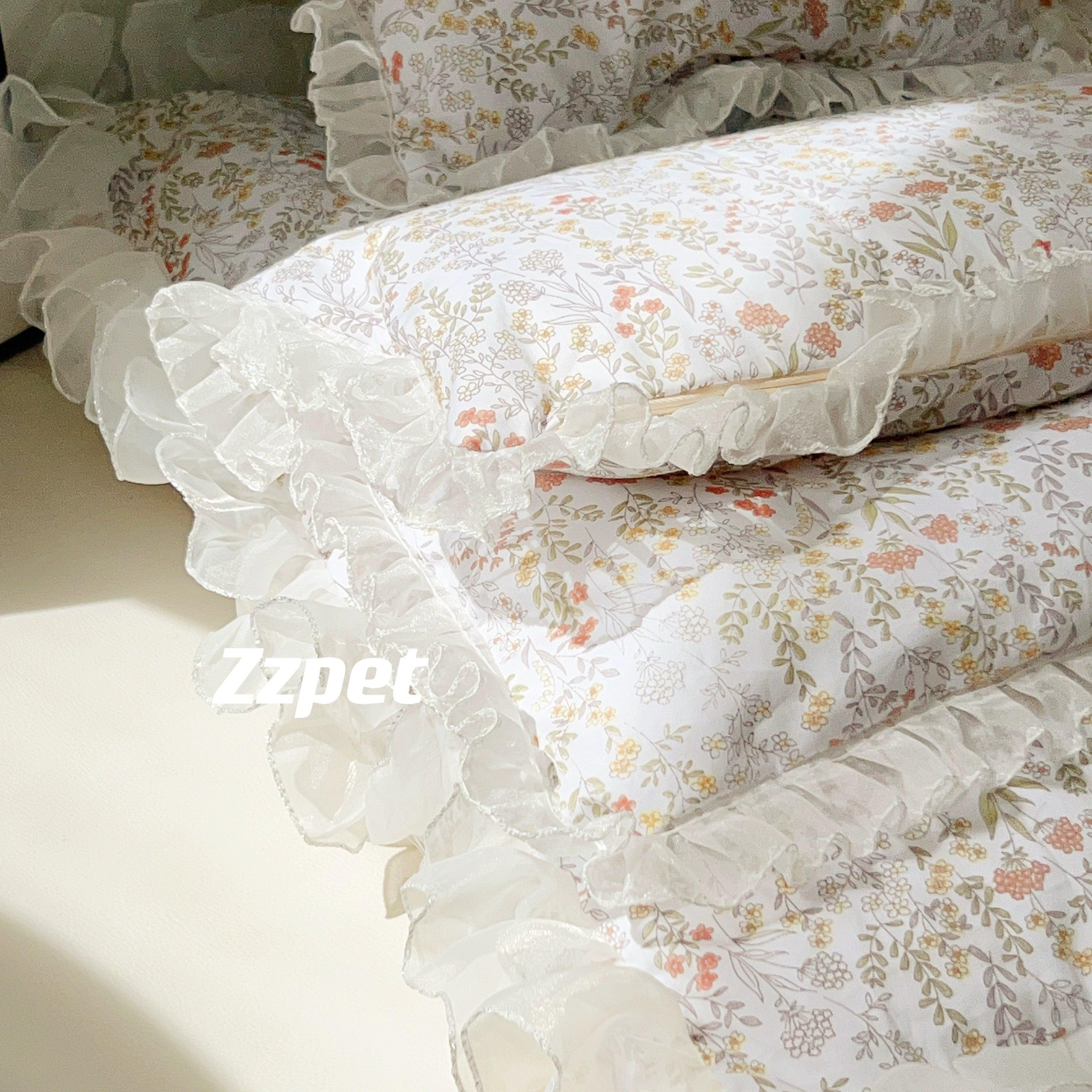 Zzpet® Pet Floral Bed Set - KIKOPALS