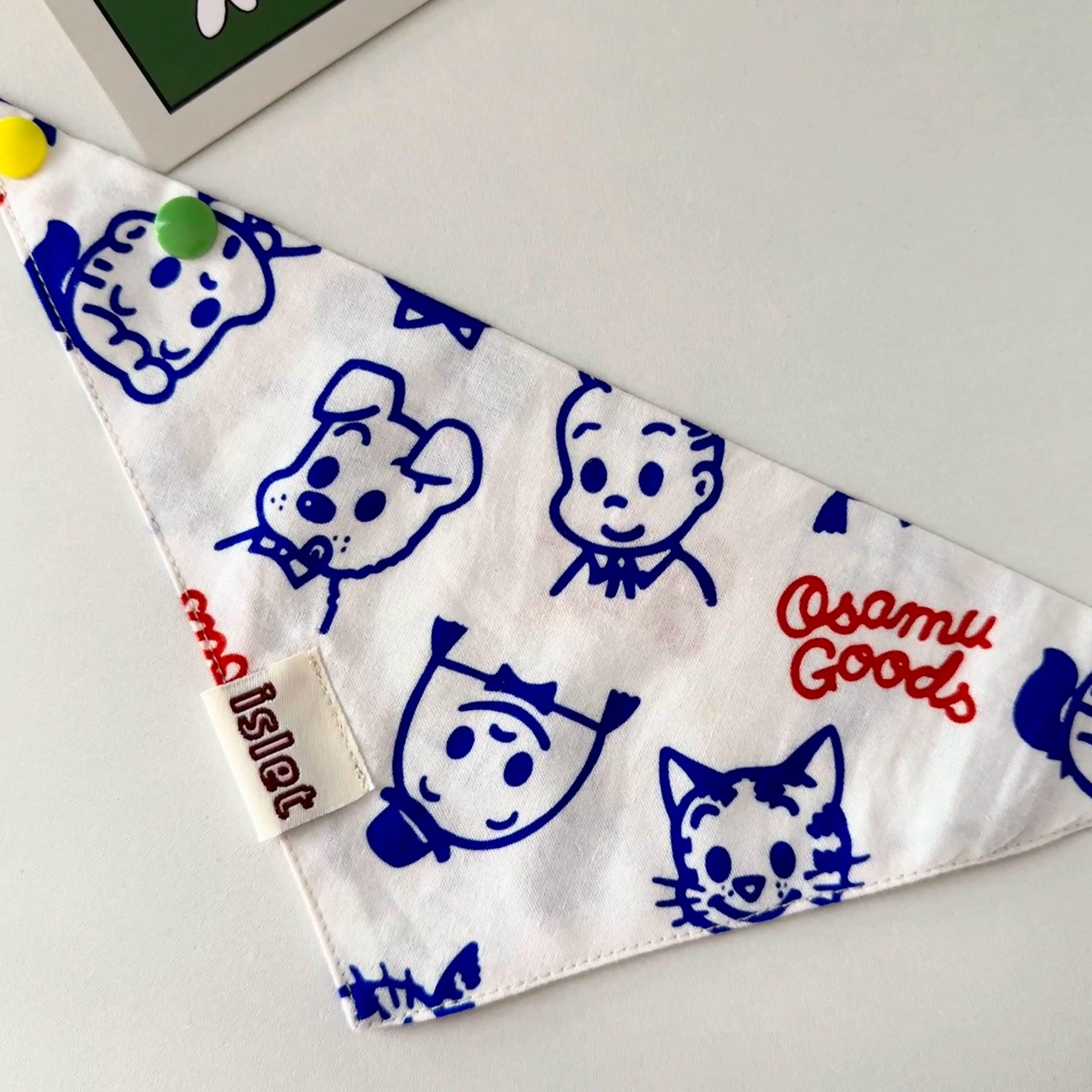 islet store® Cartoon Pet Triangle Bandana - KIKOPALS