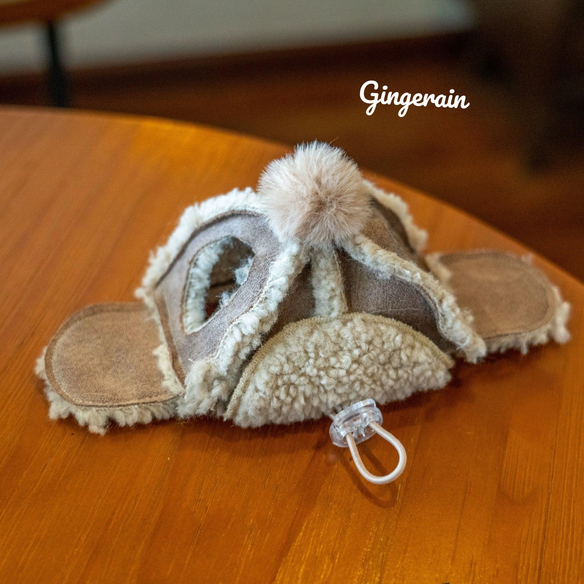 GINGERAIN® Faux Shearling Cat Hat - KIKOPALS