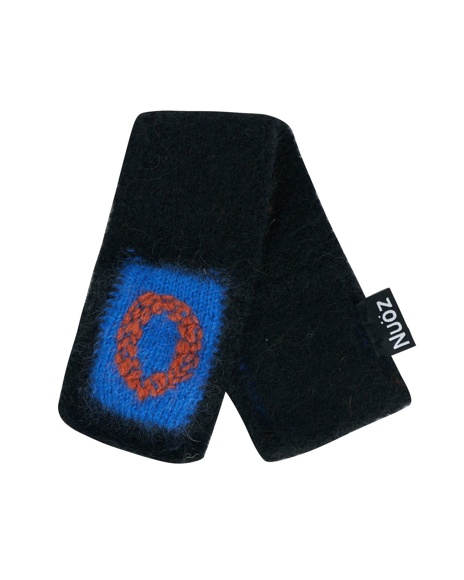 Nuoz® Handmade Customized Pet Scarf - Color Block Mohair Wool for Dogs