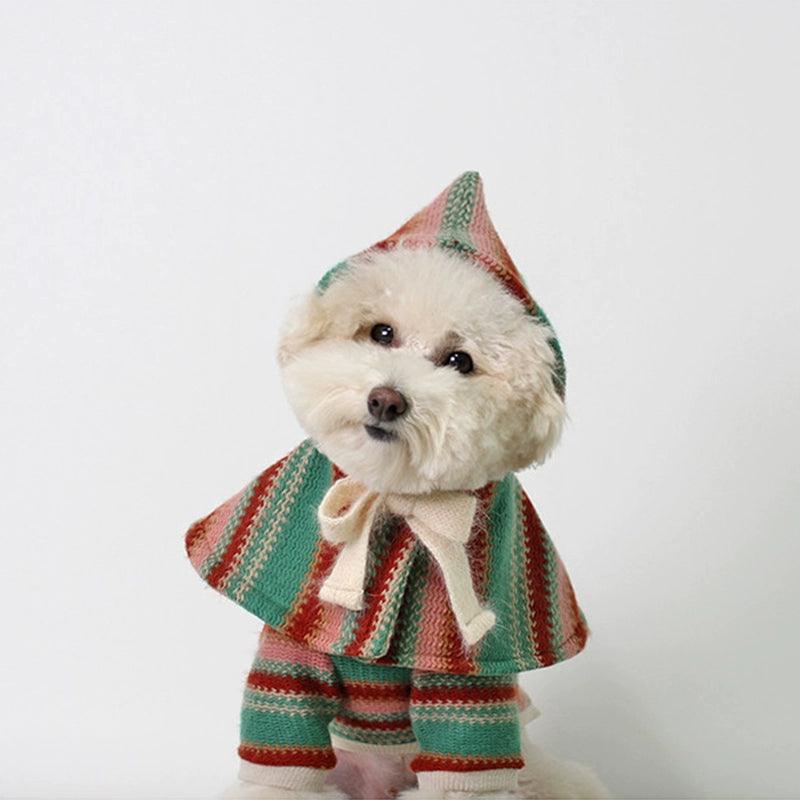 witiwiti® Pet Striped Top & Cape Set - KIKOPALS