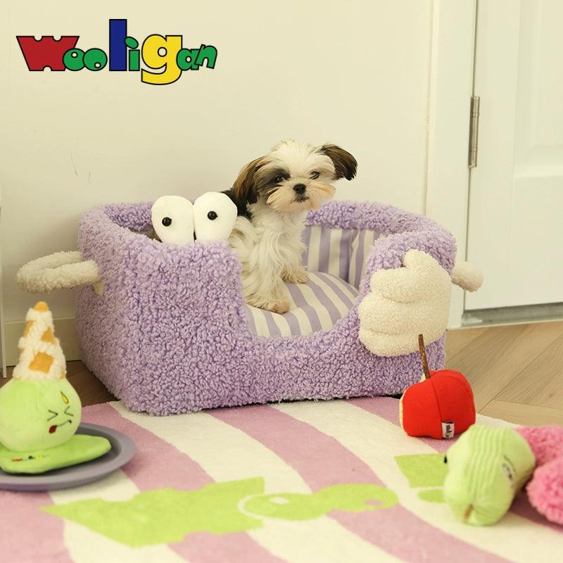 Wooligan® Antibacterial Monster Pet Bed - KIKOPALS