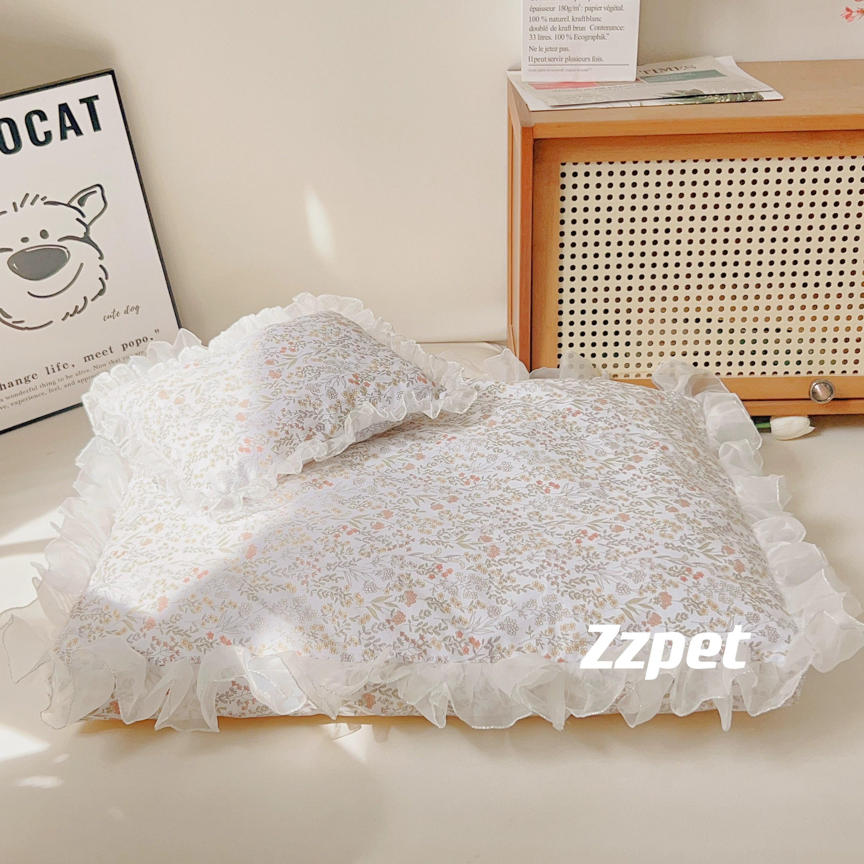 Zzpet® Pet Floral Bed Set - KIKOPALS