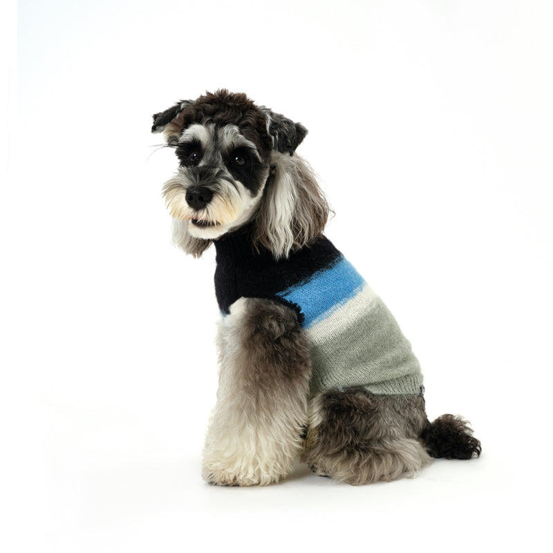 Nuoz® Gradient Color Sleeveless Knit Vest for Dogs – Mohair Wool Blend