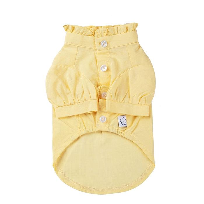 MQPET® Floral Lace-Collar Cotton-Linen Shirt - KIKOPALS