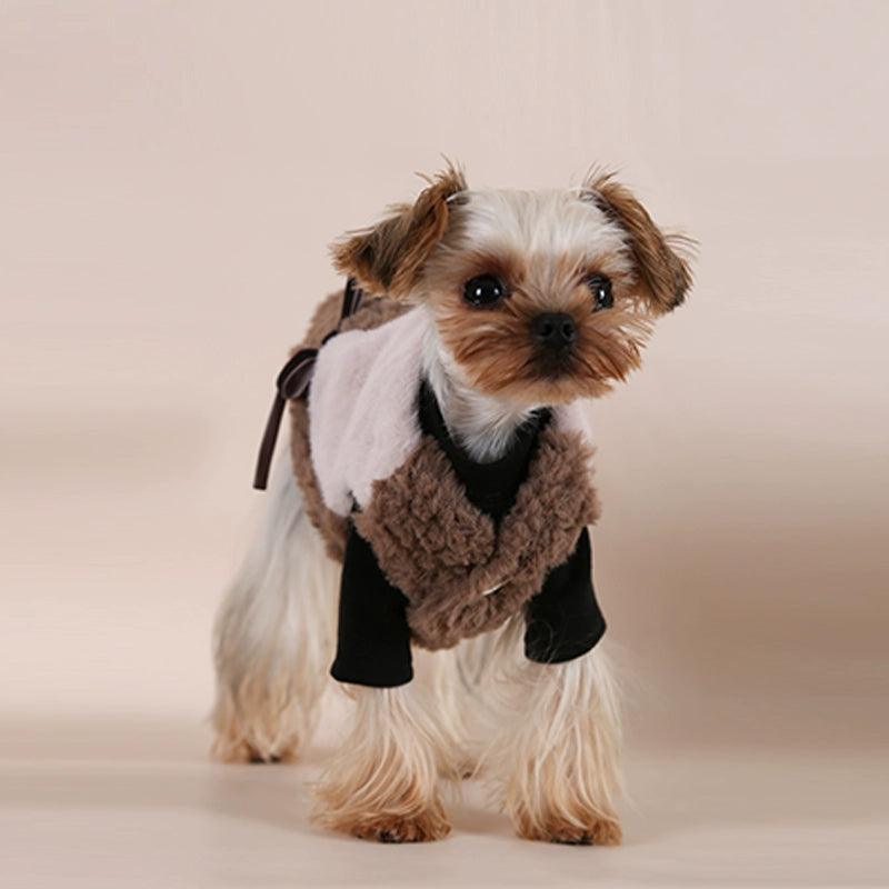 Dottylab® Furry Patchwork Dog Vest - KIKOPALS