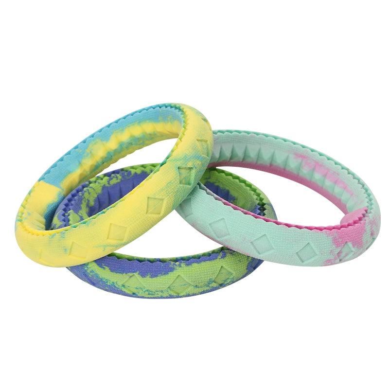 Qmonster® Color-Block Ring Dog Chew Toy - KIKOPALS