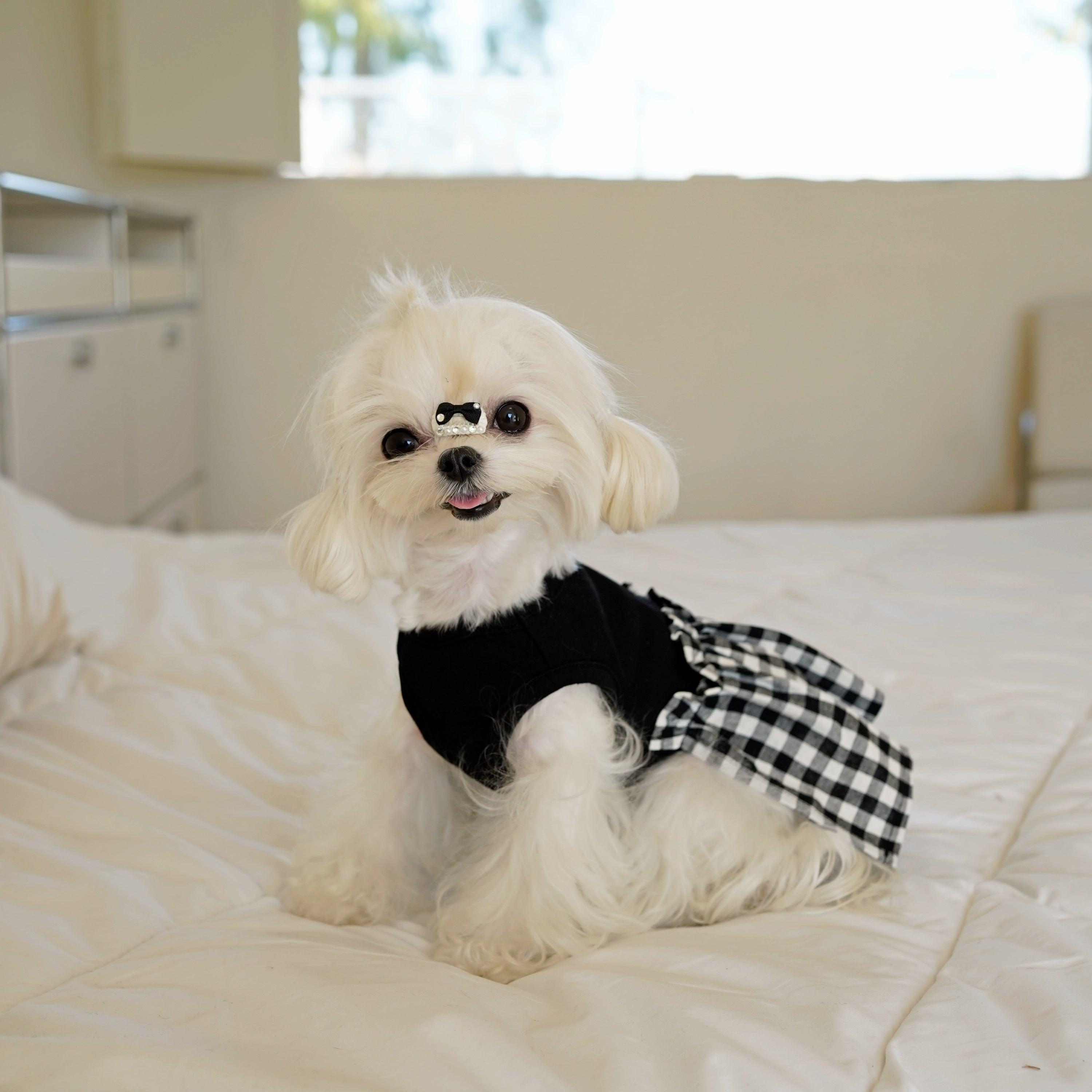 BOWWW® Dog Gingham Long Flannel Skirt - KIKOPALS