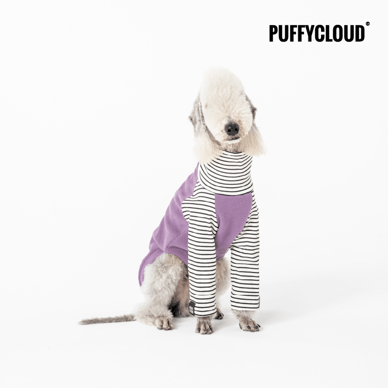 PUFFYCLOUD® Striped Dog Two-Legged Top - KIKOPALS