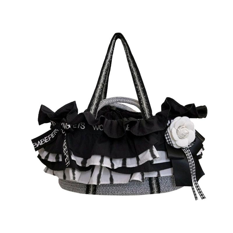 WOWBABEPETS® Floral Basket Pet Carrier - KIKOPALS