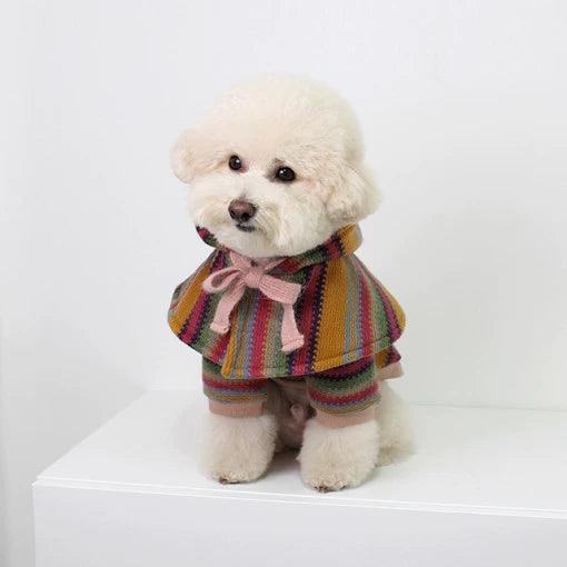witiwiti® Pet Striped Top & Cape Set - KIKOPALS