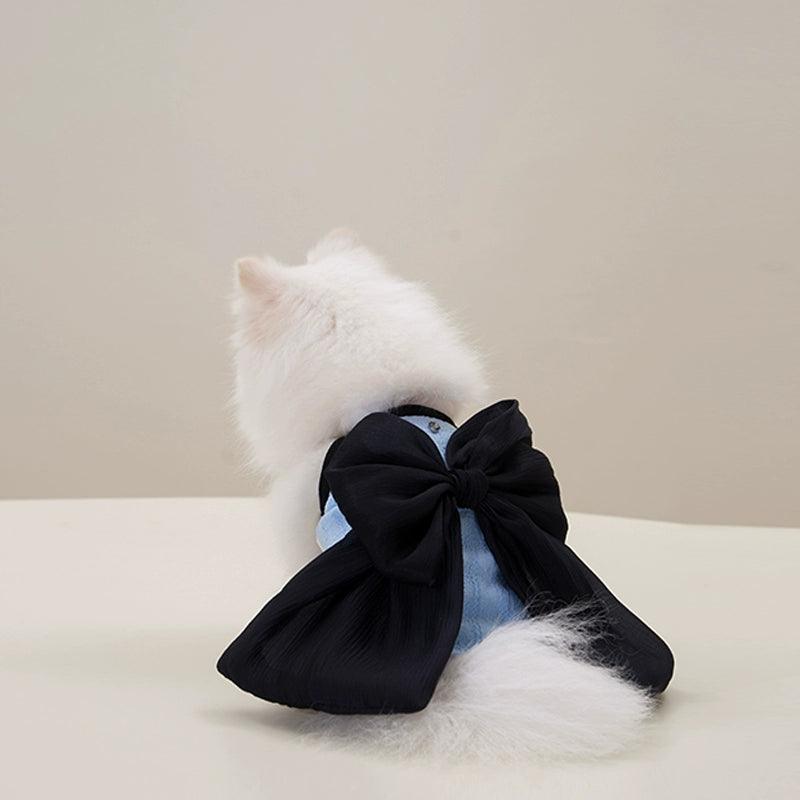 Dottylab® Princess Bow Pet Dress with Gems - KIKOPALS