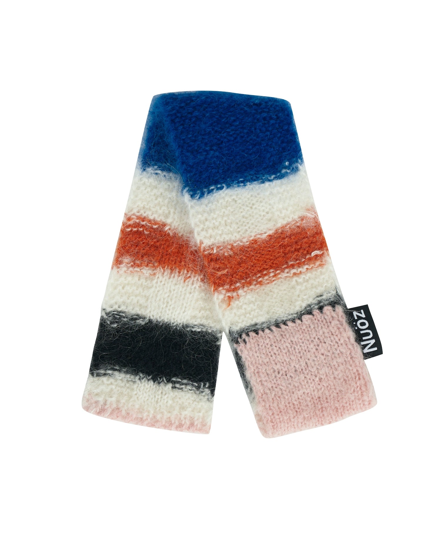 Nuoz® Handmade Customized Pet Scarf - Color Block Mohair Wool for Dogs