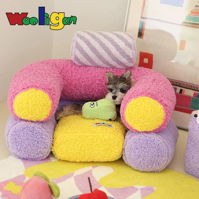 Wooligan® Antibacterial Open Pet Sofa Bed - KIKOPALS