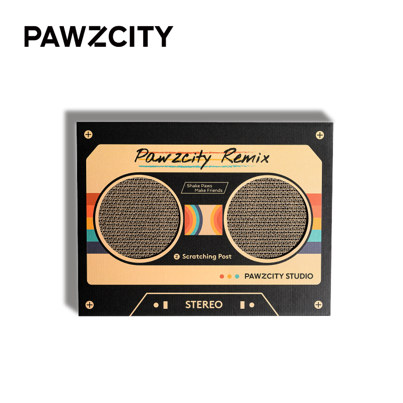 PAWZCITY® Retro Cat Scratcher & Mat
