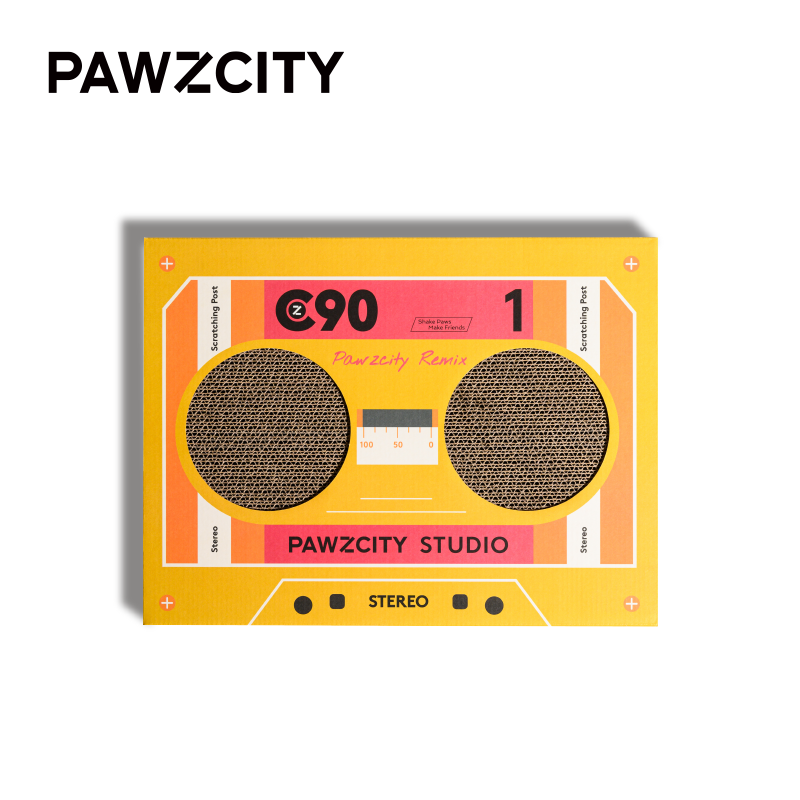 PAWZCITY® Retro Cat Scratcher & Mat