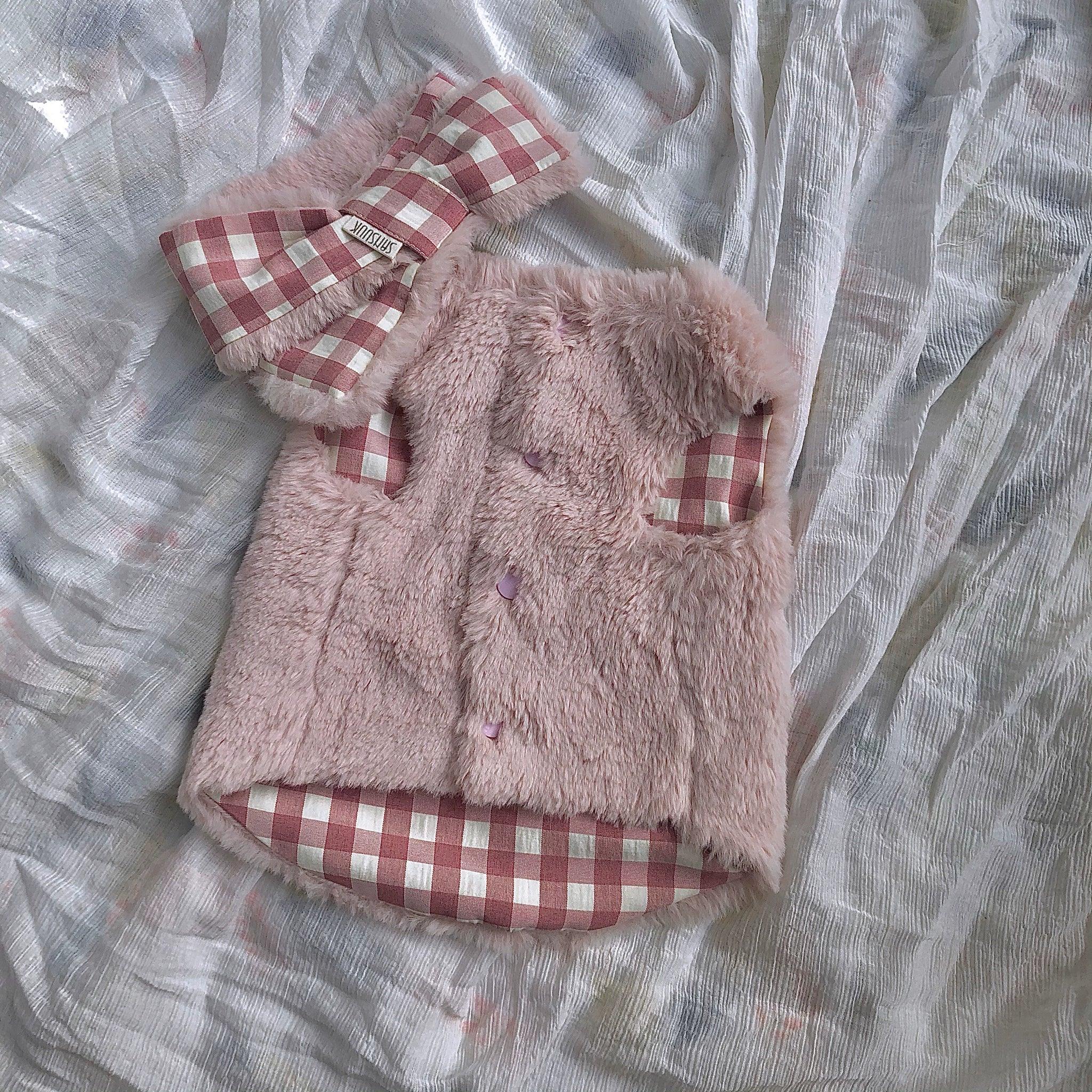 SANSUUK® Bow-Knot Fleece Vest for Pets - KIKOPALS