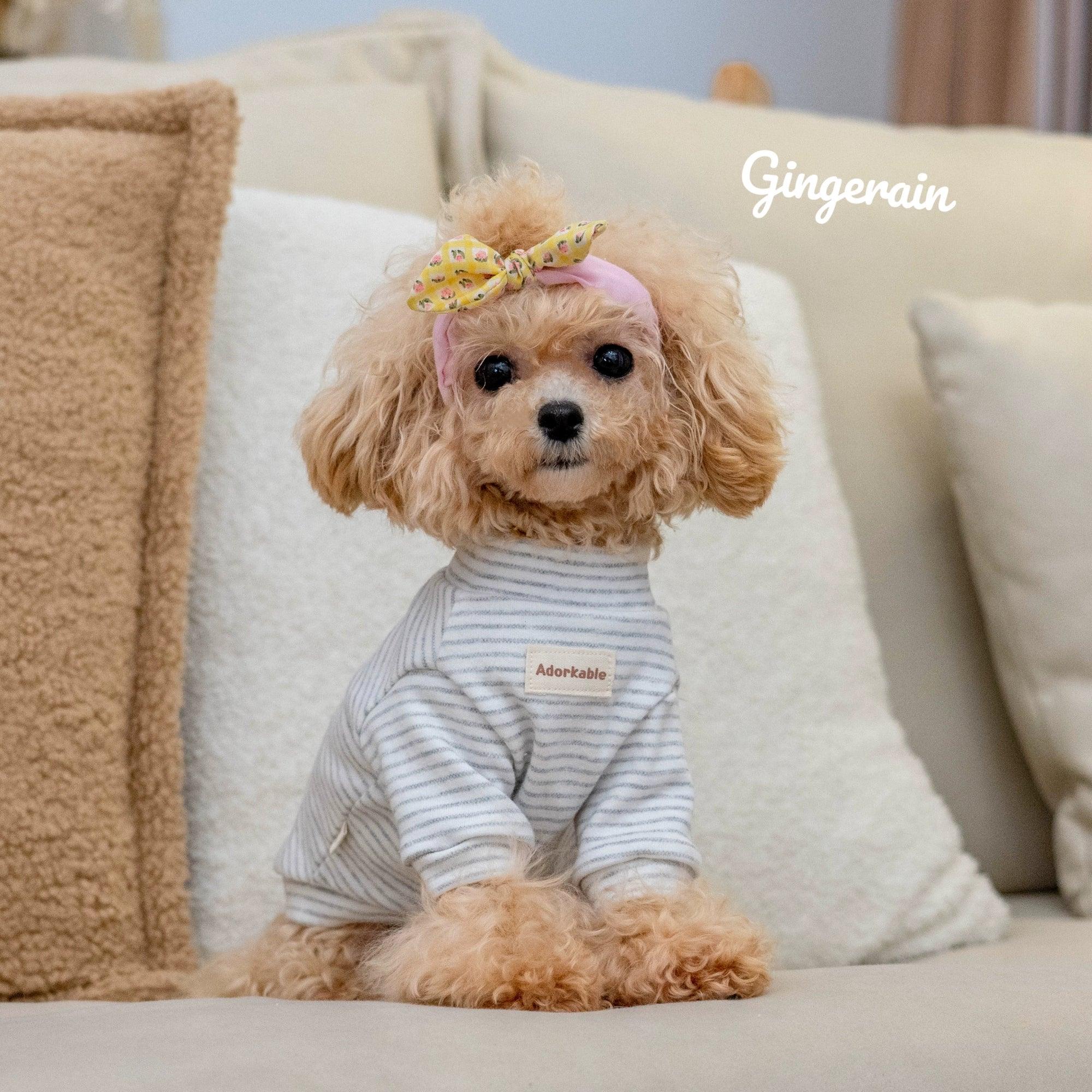 GINGERAIN® Cotton Striped Warm Pet Shirt - KIKOPALS