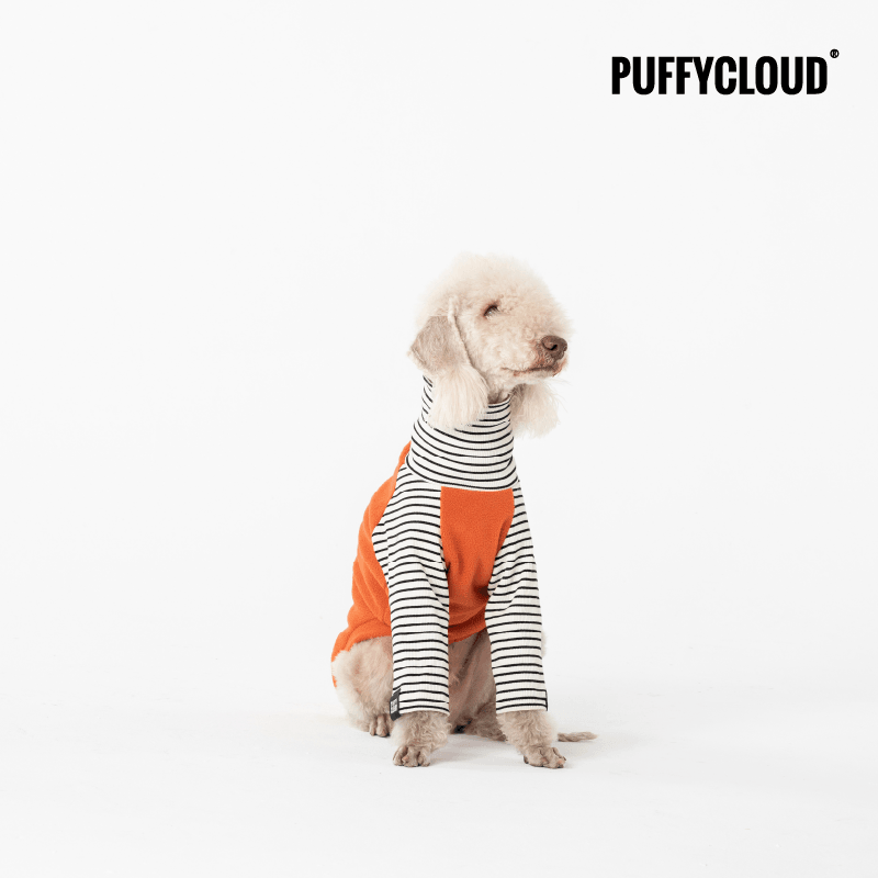 PUFFYCLOUD® Striped Dog Two-Legged Top - KIKOPALS