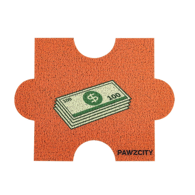 PAWZCITY® Cat Green PVC Puzzle Mat