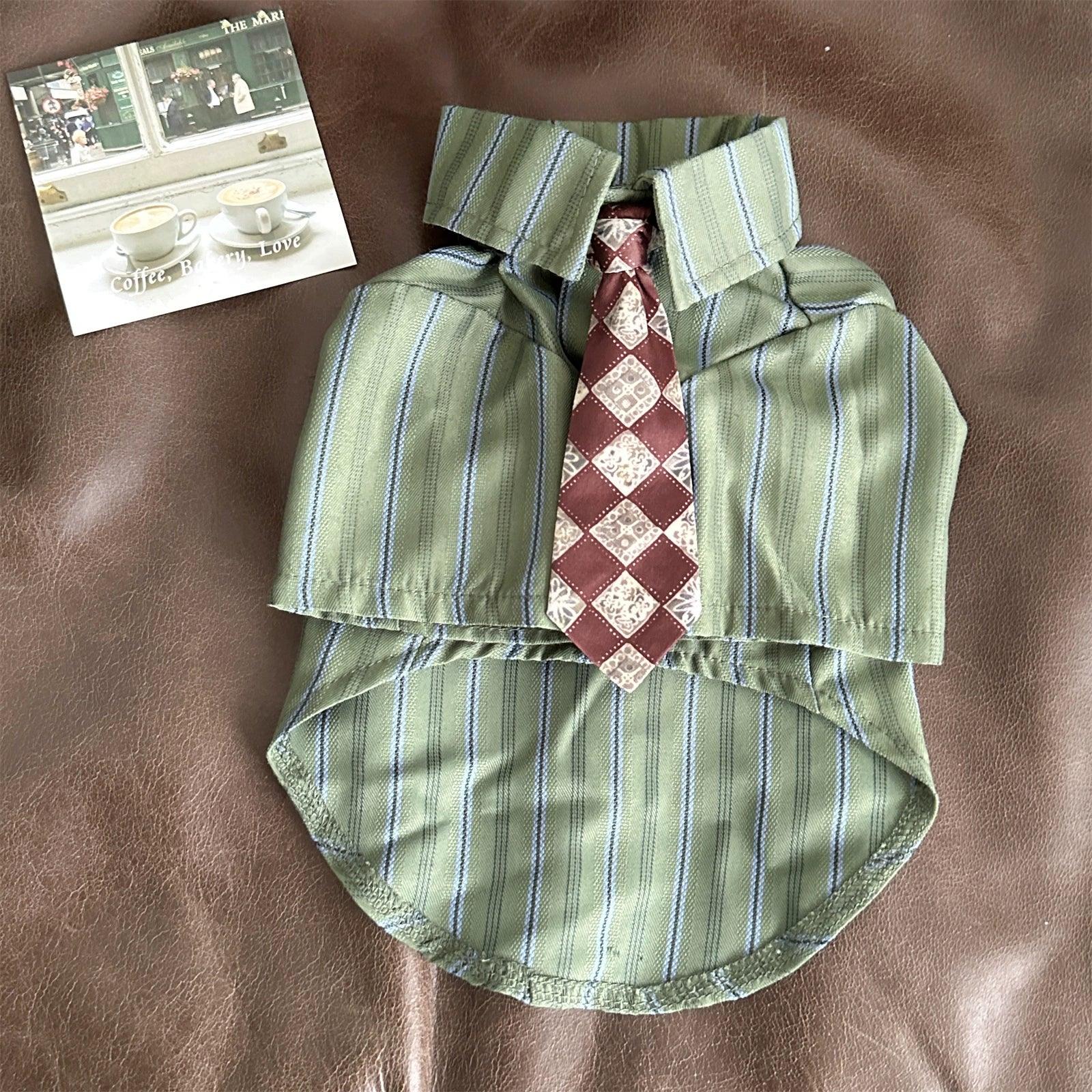 Bluetime® Pet Bow Tie Shirt - KIKOPALS