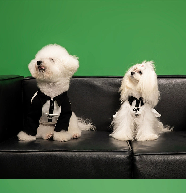 UNIPETISM® Sweet & Cool Ruffled Polo Dress for Dogs & Cats