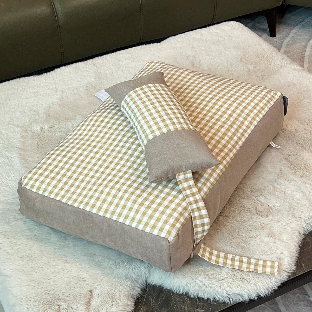 LMODO® Plaid Pet Bed - KIKOPALS