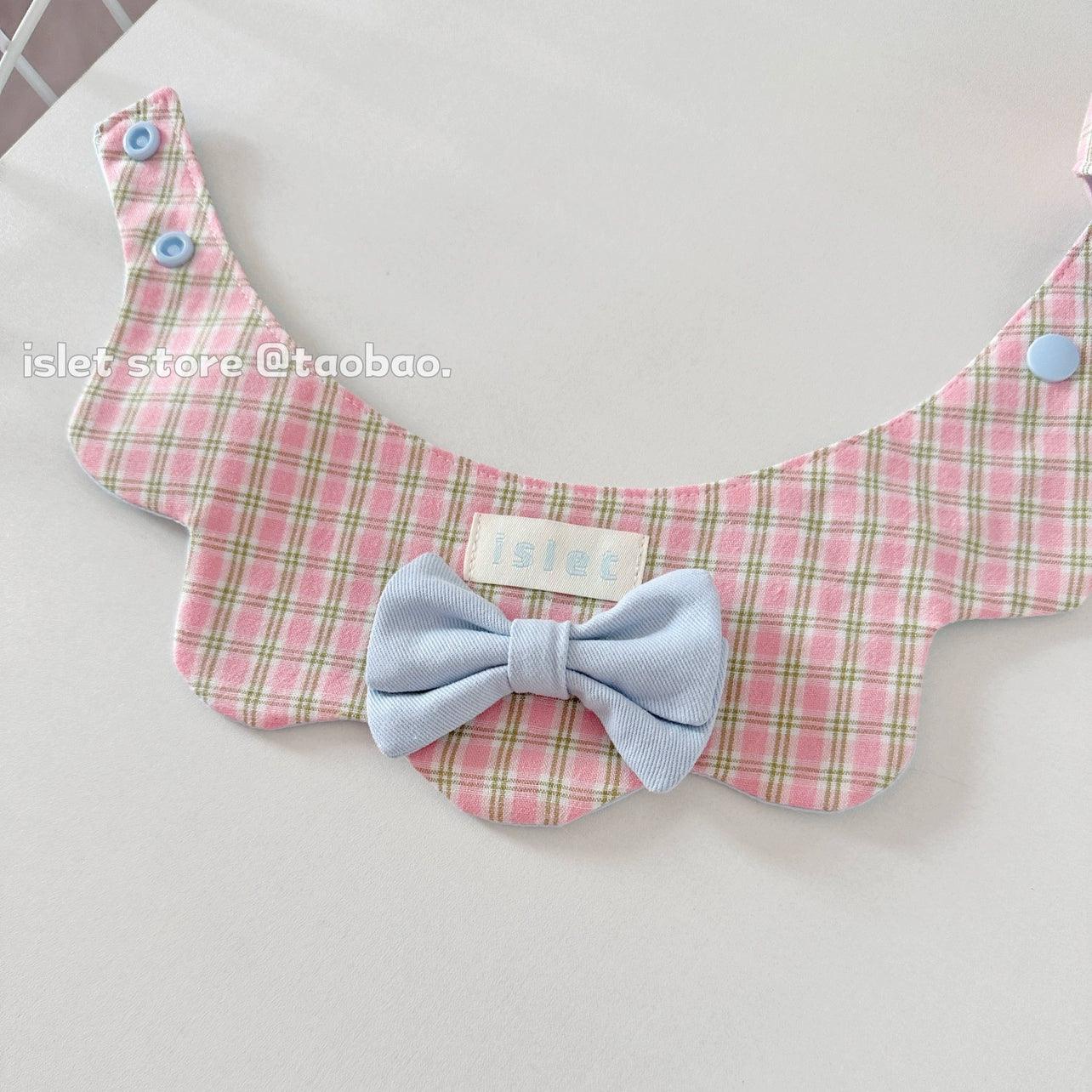 islet store® Cute Pink Pet Bib - KIKOPALS