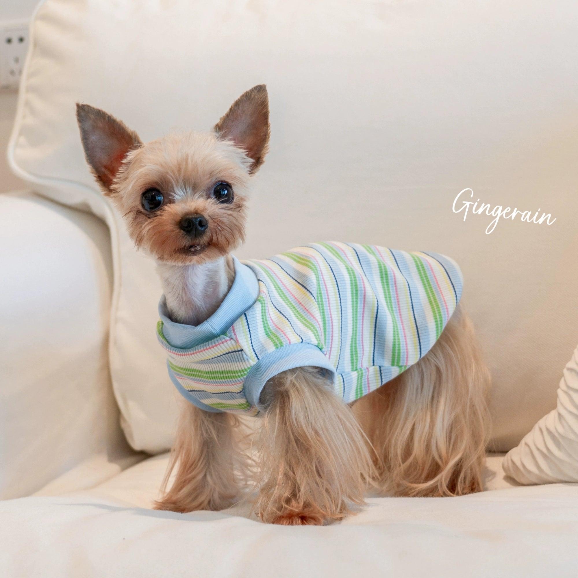 GINGERAIN® Ice Cream Summer Striped Pet Vest - KIKOPALS