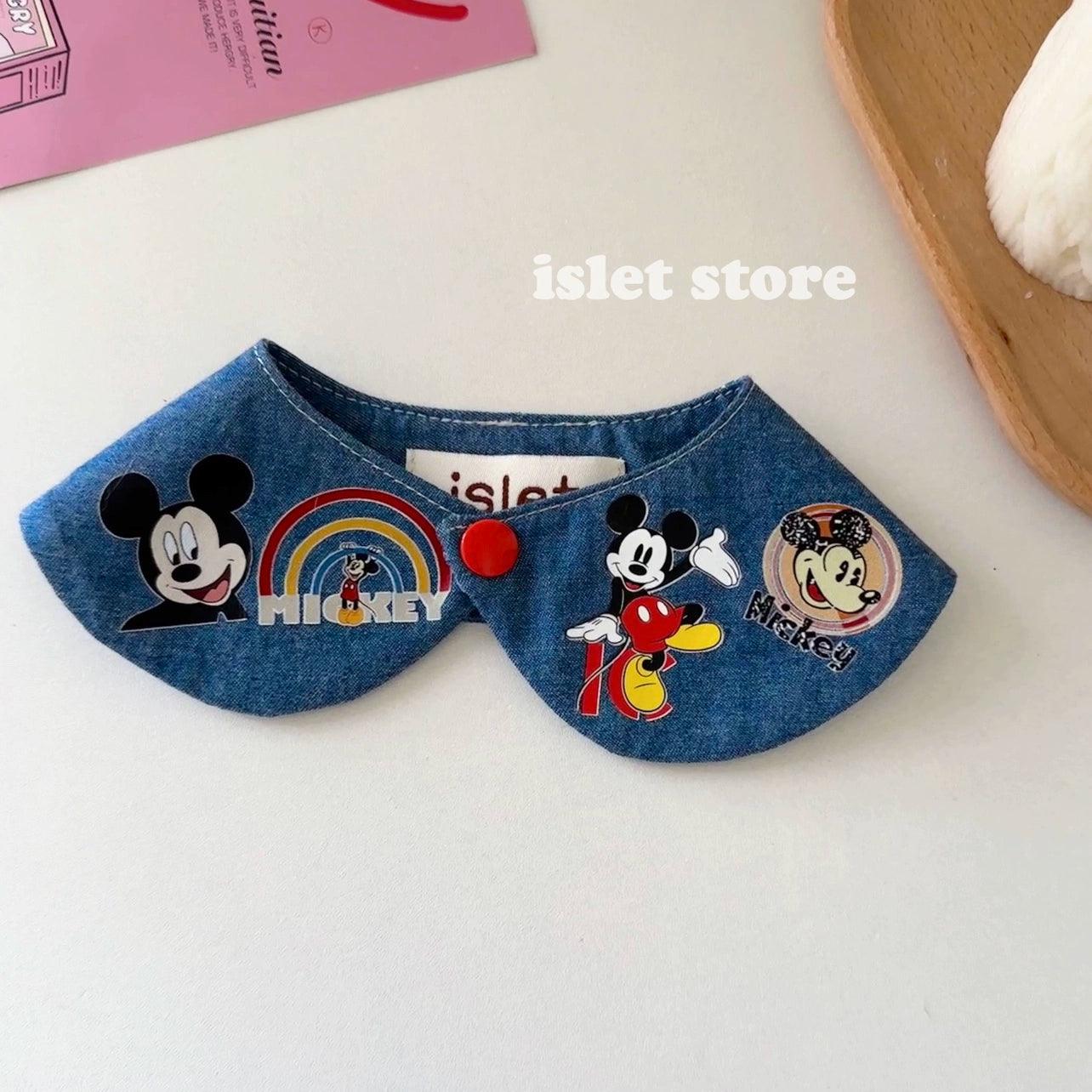 islet store® Mickey Denim Pet Bib - KIKOPALS