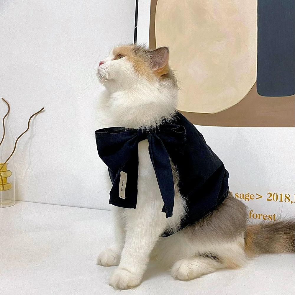 SANSUUK® Bow-Knot Linen & Cotton Pet Sling - KIKOPALS