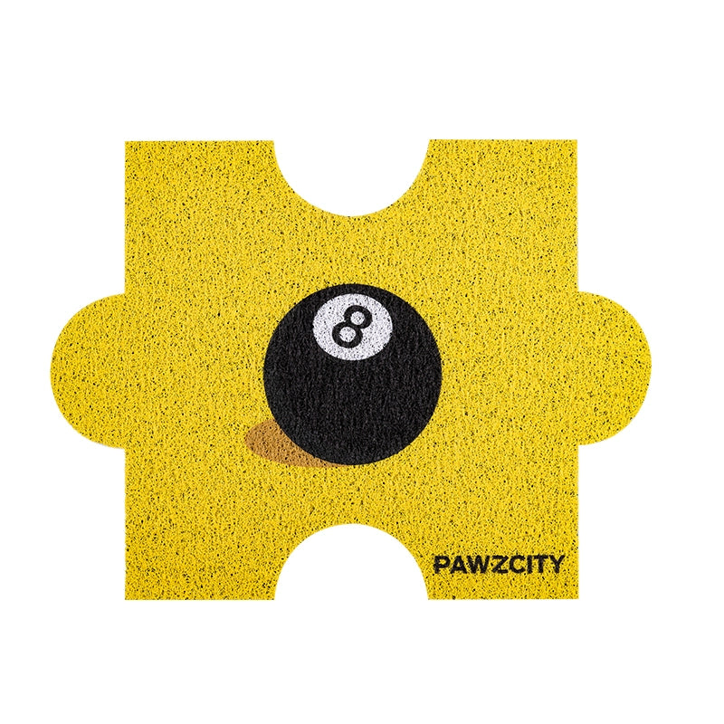 PAWZCITY® Cat Green PVC Puzzle Mat
