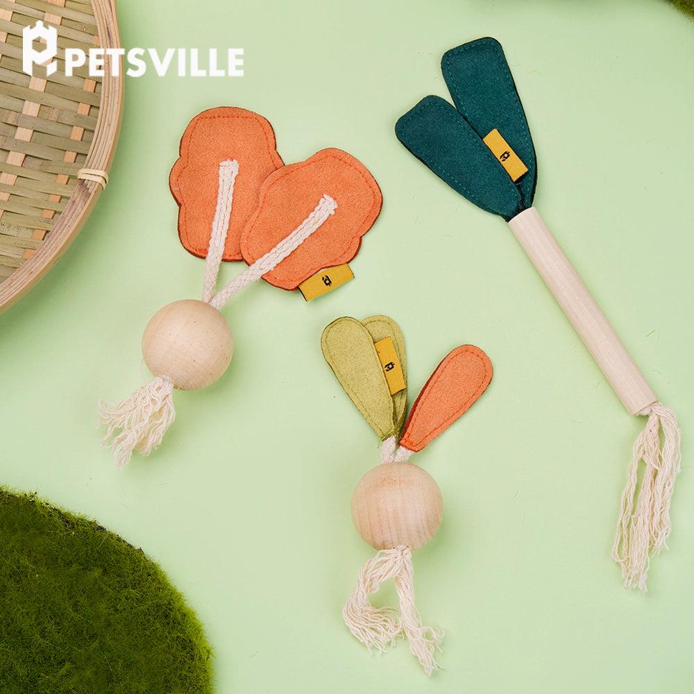 PETSVILLE® Catnip Wooden Bead Interactive Toy - KIKOPALS