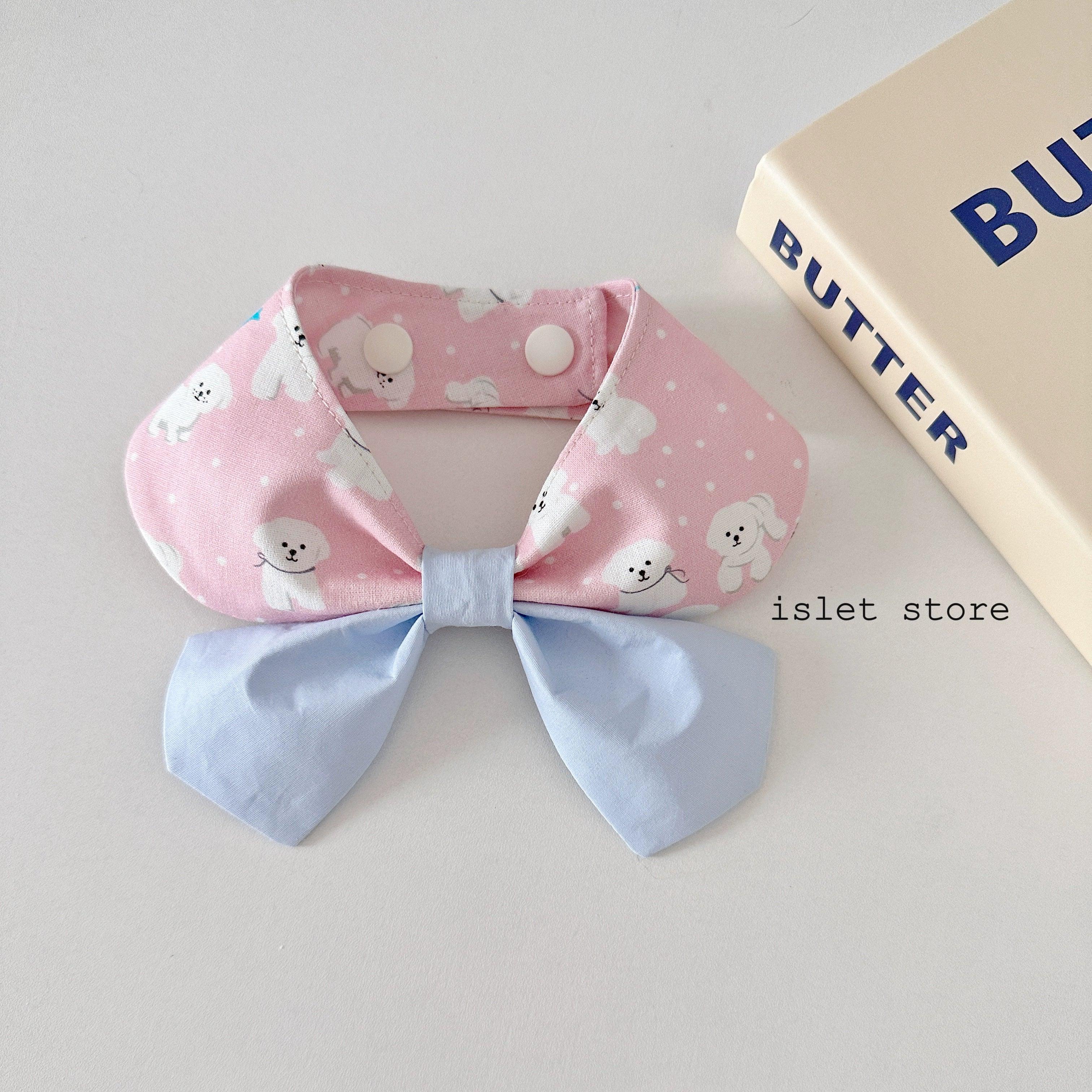 islet store® Pink Cute Beat Pet Bib - KIKOPALS