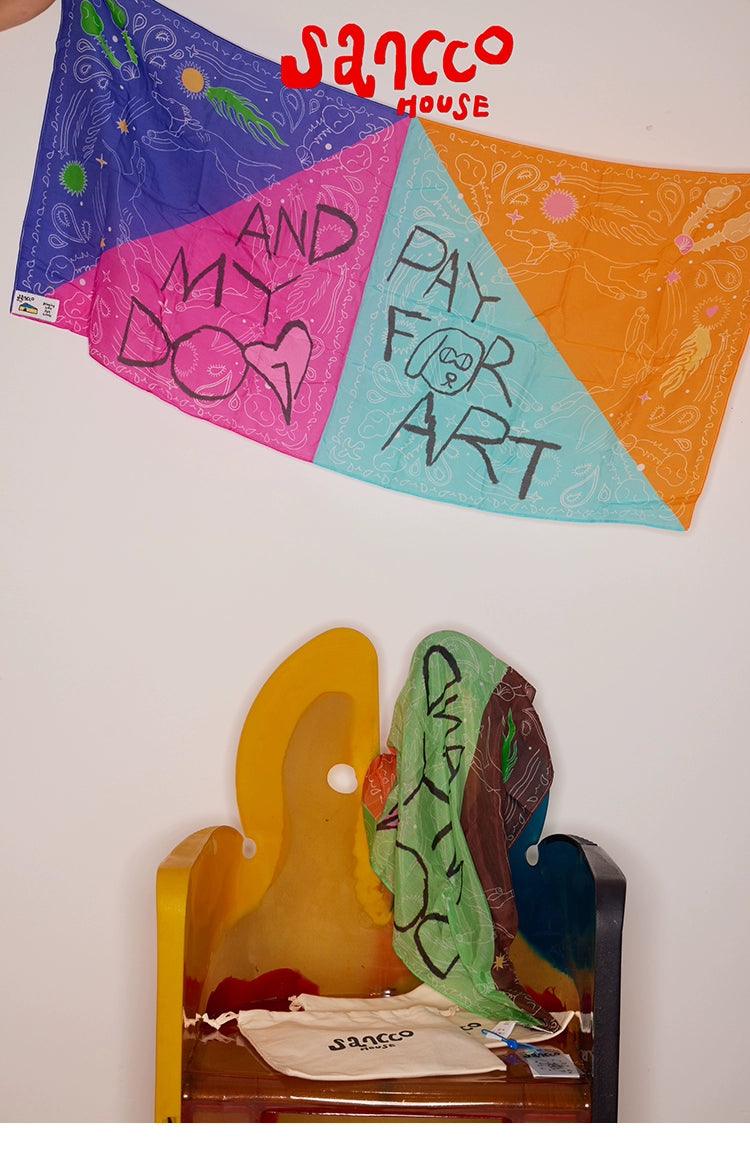 SANCCO® Paisley Graffiti Pet Bandana - KIKOPALS