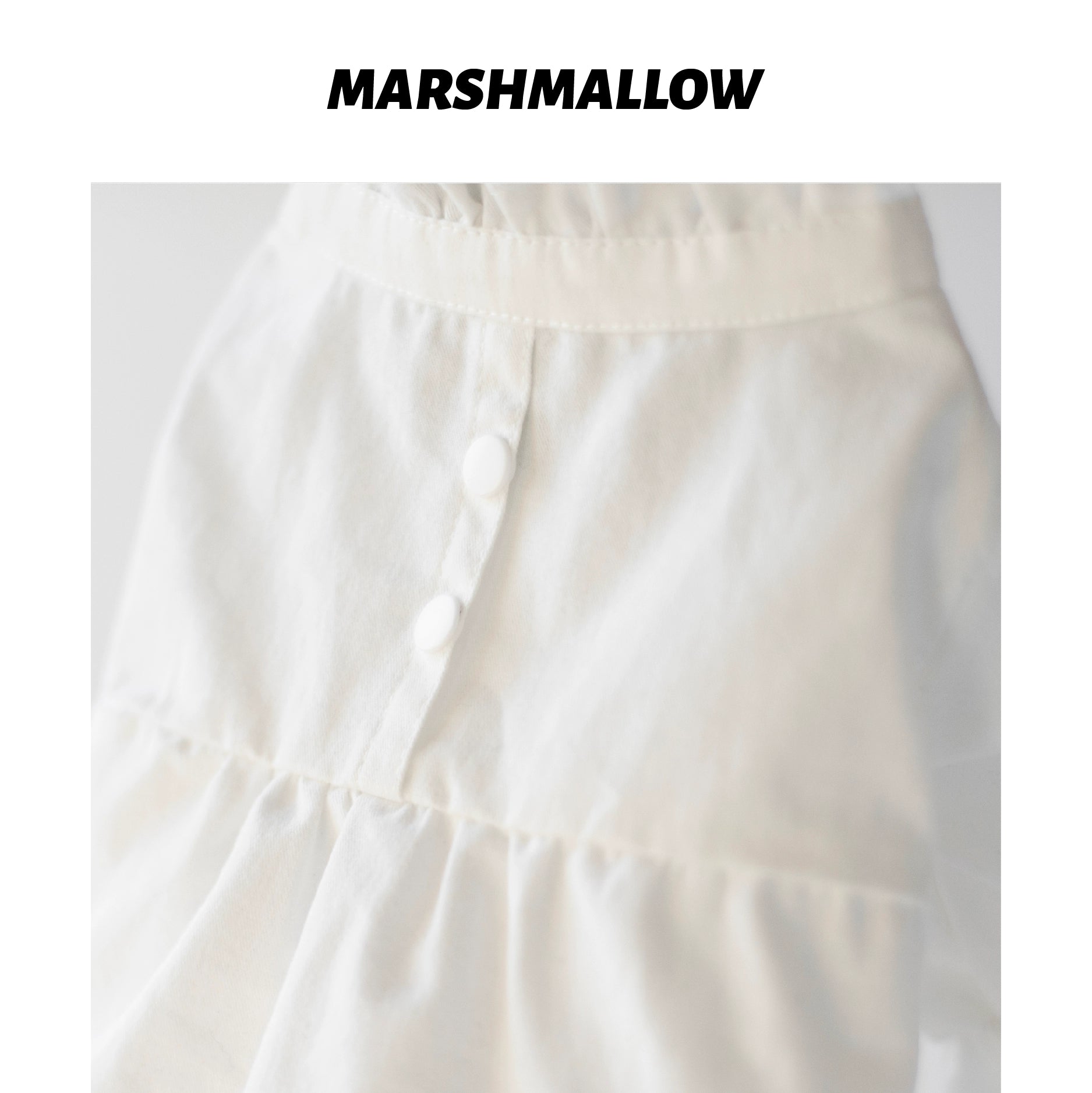 MARSHMALLOW® Vintage Ruffled Collar Shirt Dress for Dogs