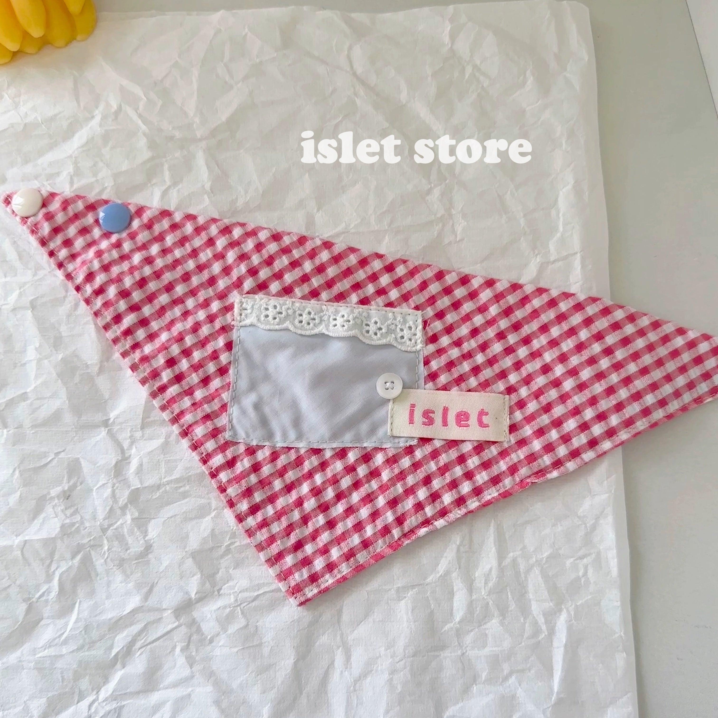 islet store® Plaid Pet Bib - KIKOPALS