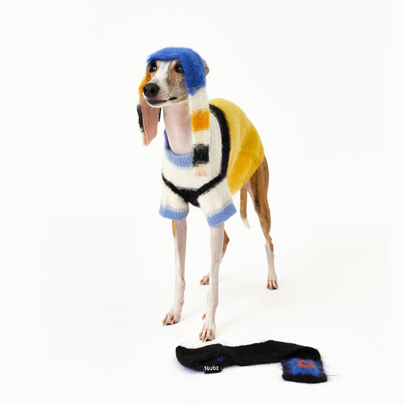 Nuoz® Gradient Color Block Sleeveless Knit Vest for Dogs