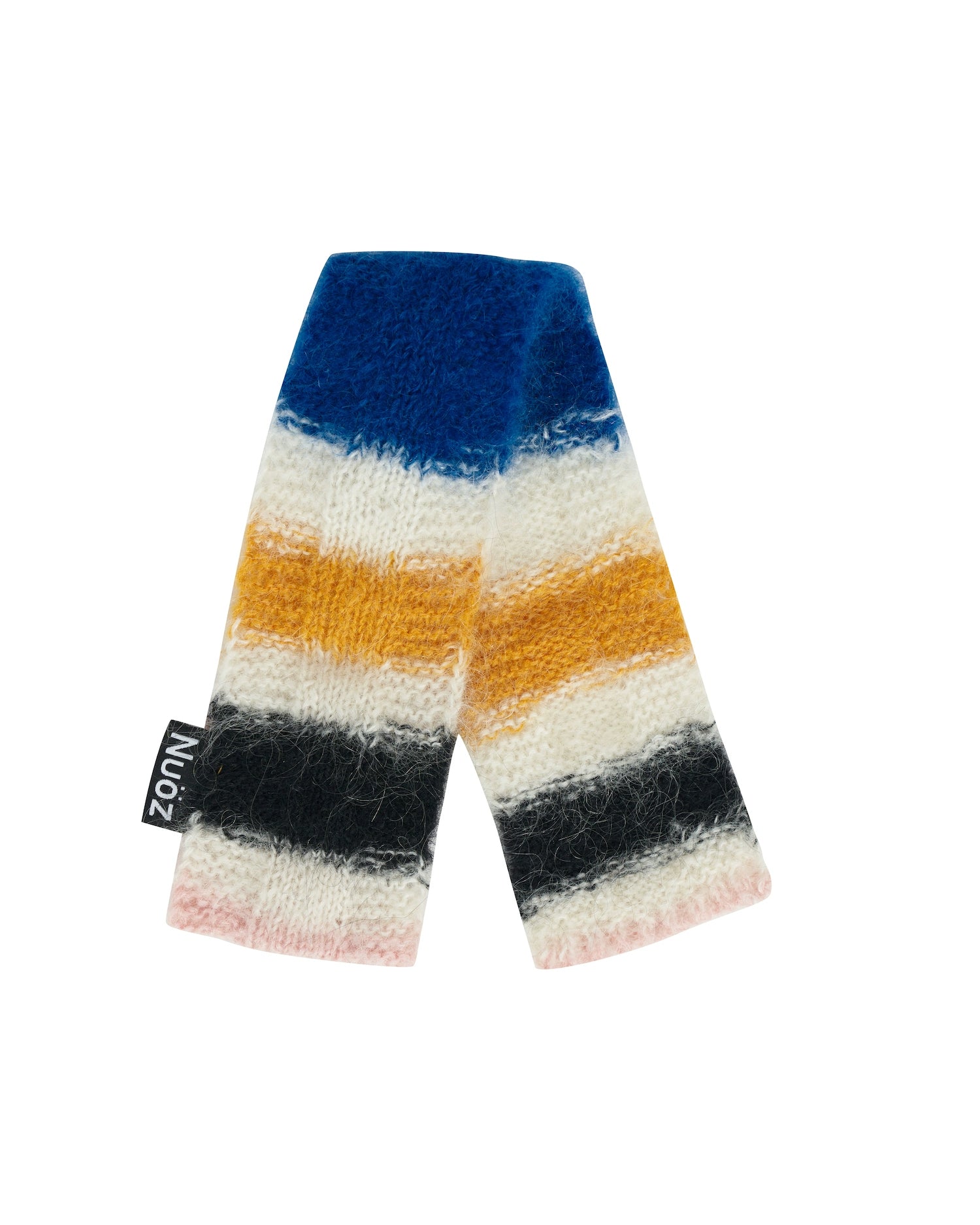 Nuoz® Handmade Customized Pet Scarf - Color Block Mohair Wool for Dogs