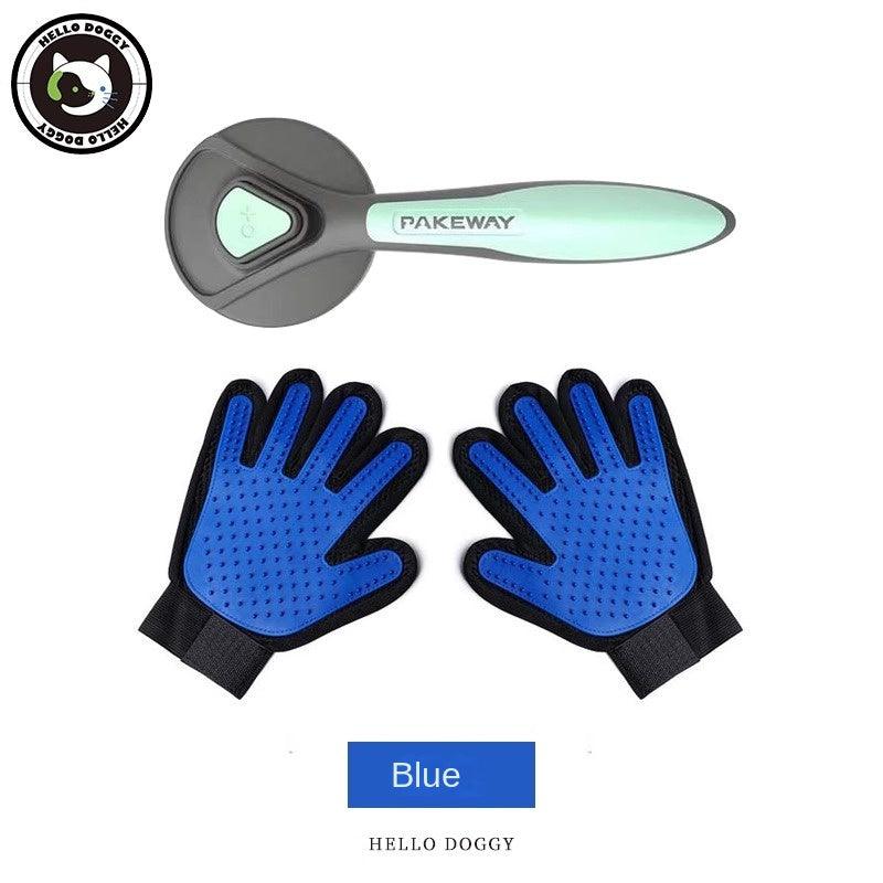 HELLODOGGY® Pet Cleaning Set with Gloves and Brush - KIKOPALS