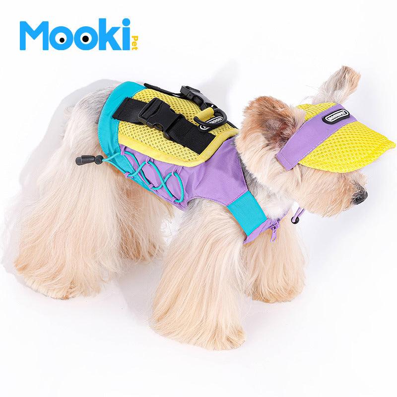 MookiPet® Functional Purple/Green Pet Vest - KIKOPALS