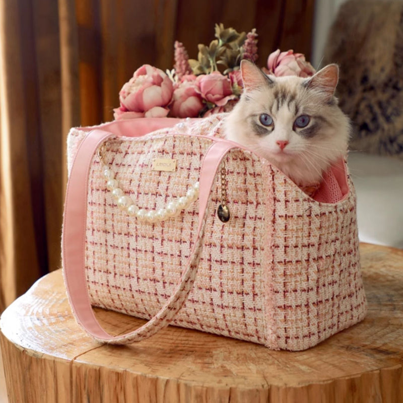 ARKIKA® Chanel-Style Pet Carrier Bag